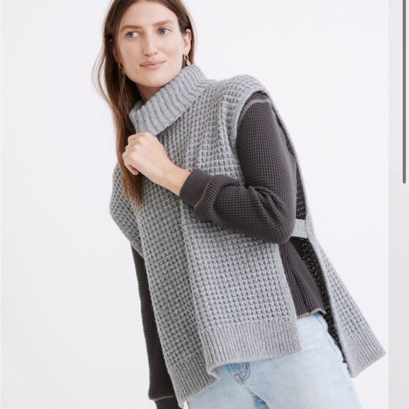 Madewell Sweaters - Madewell Bournville Waffle Sweater Vest
